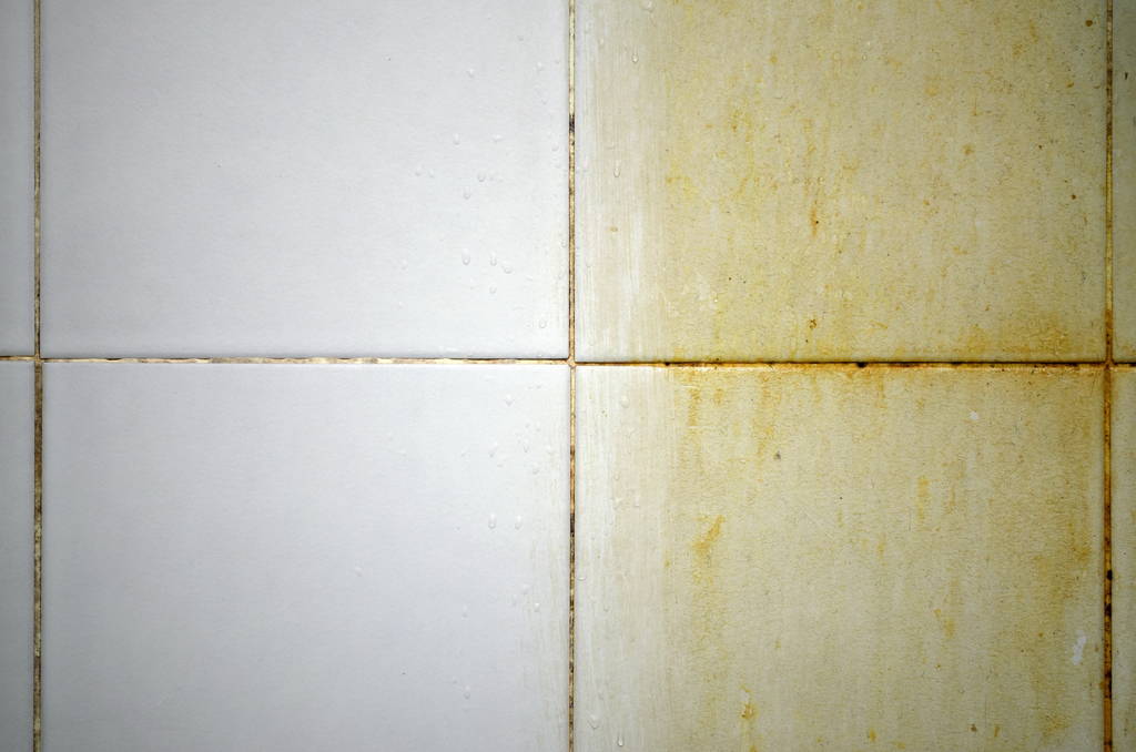 tile grout stains